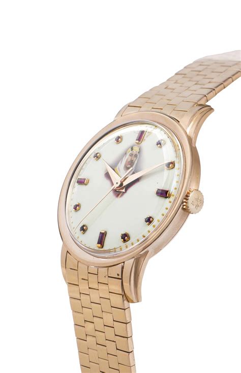 patek philippe enamel rubins king saud bin abdul aziz|Patek Philippe. A Fine and Rare 18k Pink Gold Wristwatch.